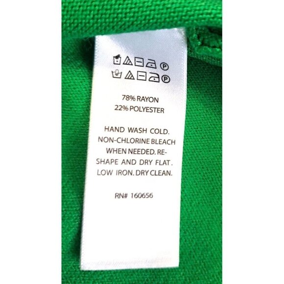 Max Studio Knit Raglan Sleeve Pullover GreenSweater Size XL. NWOT - Picture 6 of 6